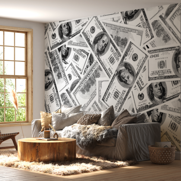 Foto murale Dollarë të shpërndarë