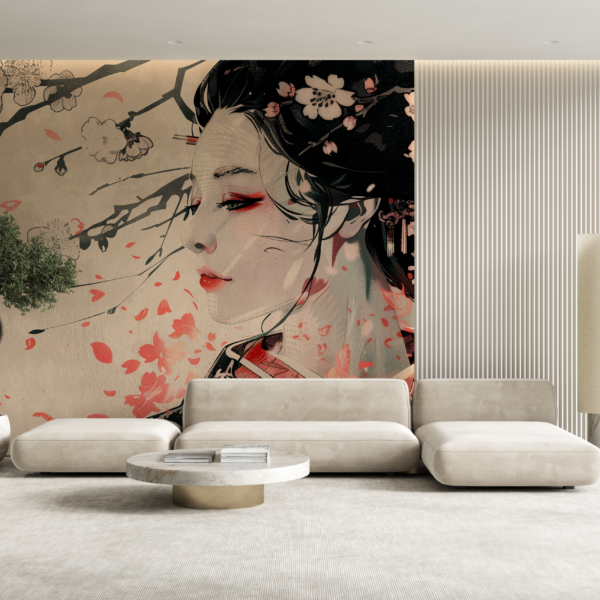 Foto murale Geisha në Lule