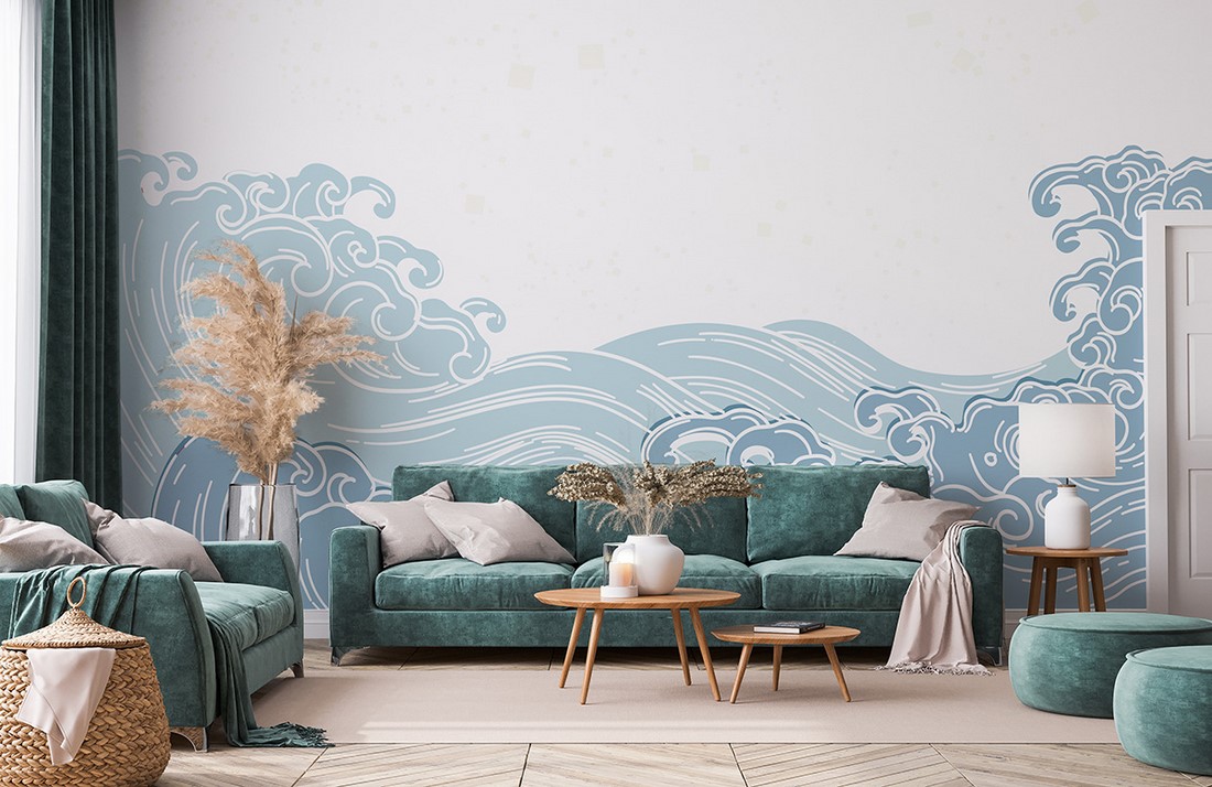 Foto murale Valët Blu
