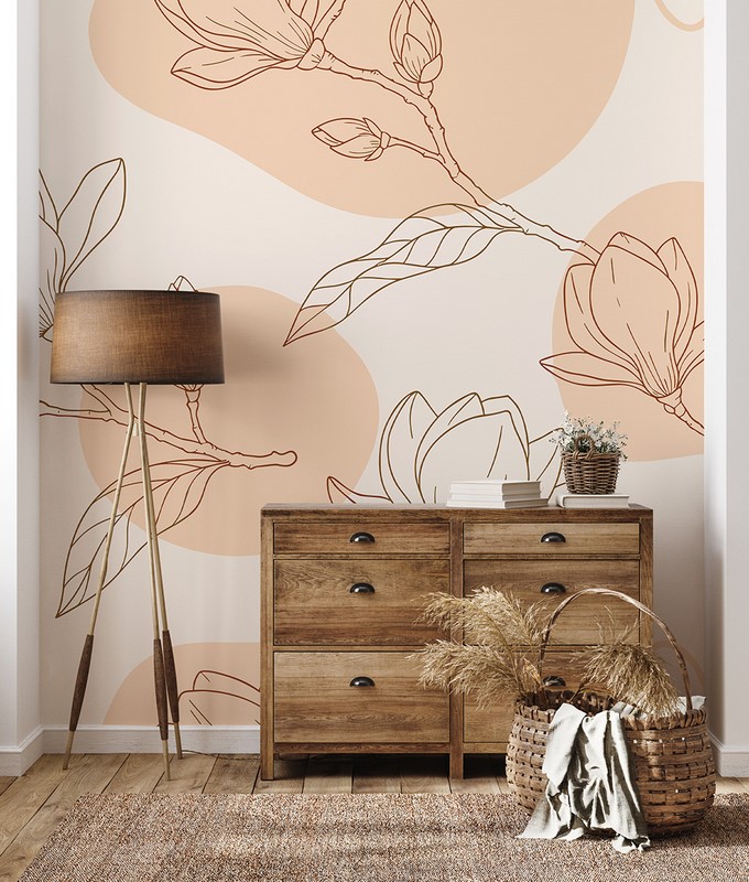 Foto murale Magnoliat e pjeshkës
