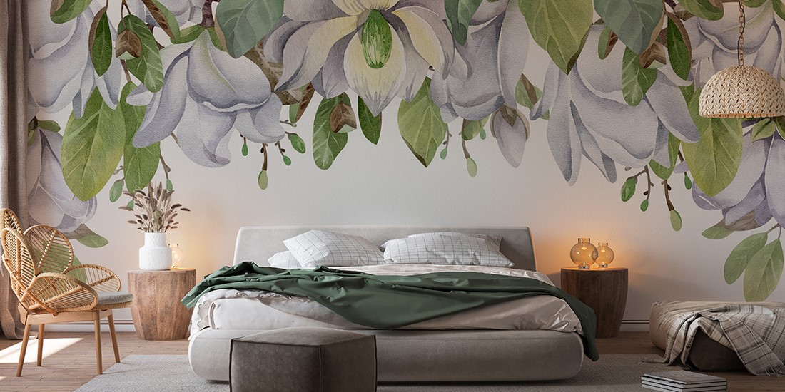 Foto murale Magnoliat në të Bardha