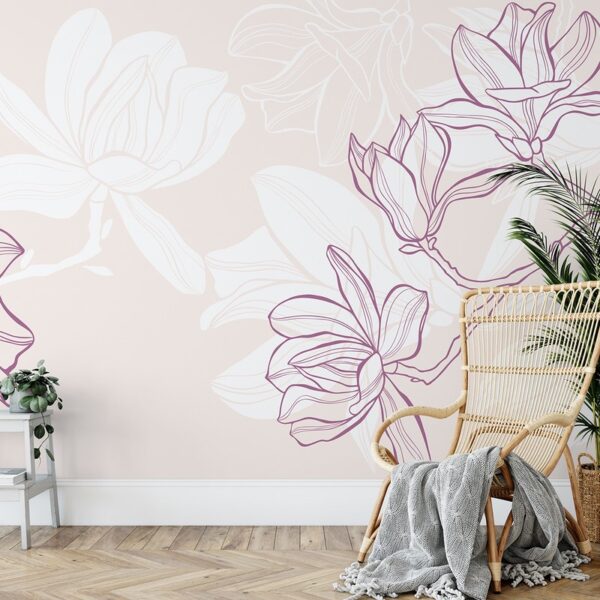 Foto murale Magnoliat në Kontur