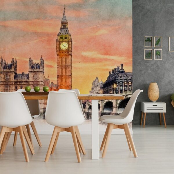 Foto murale Panorama e Londrës