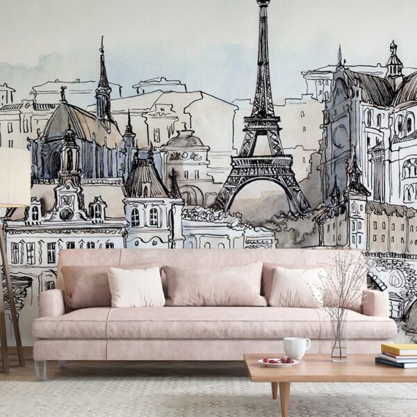 Foto murale Panorama e Parisit