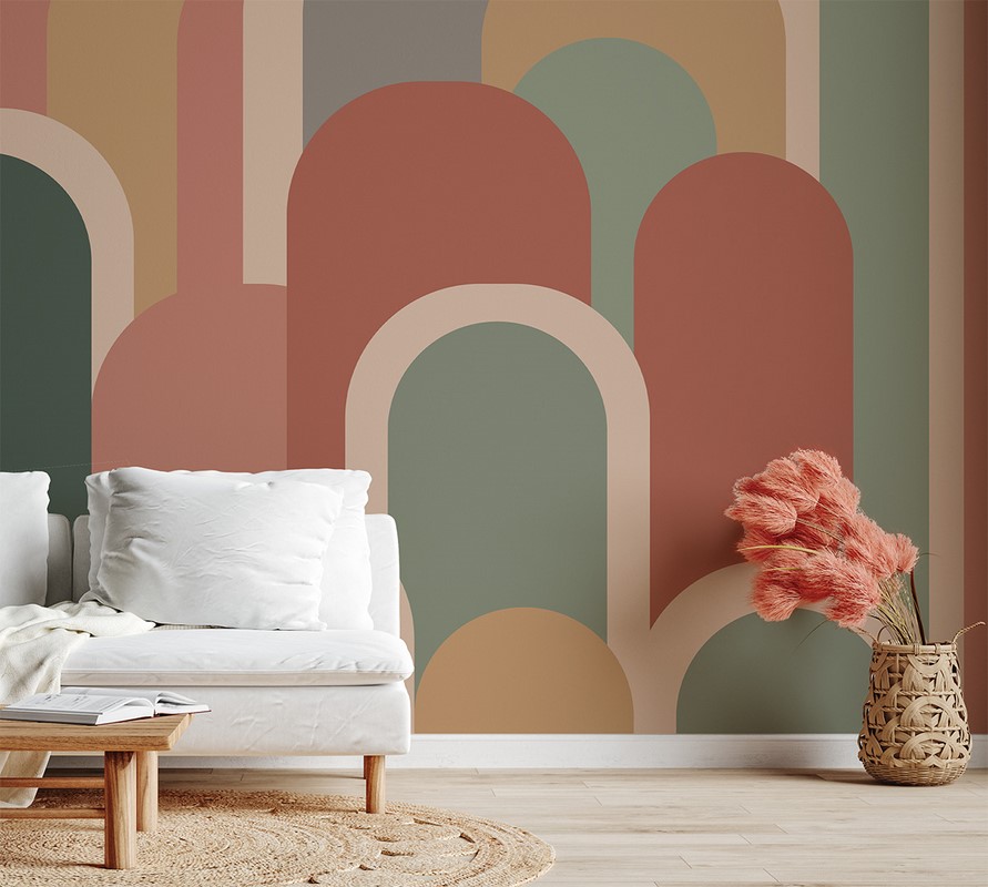 Foto murale Gjeometri pastel