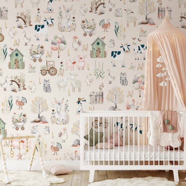 Foto murale Pastel Farm