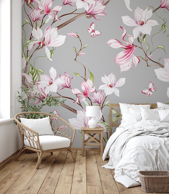 Foto murale Magnoliat romantike