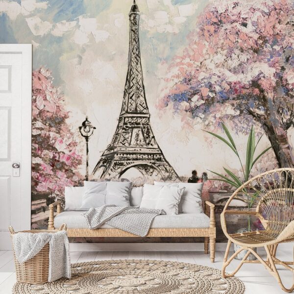 Foto murale Parisi romantik