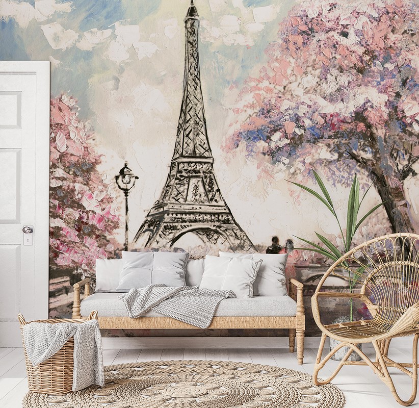 Foto murale Parisi romantik