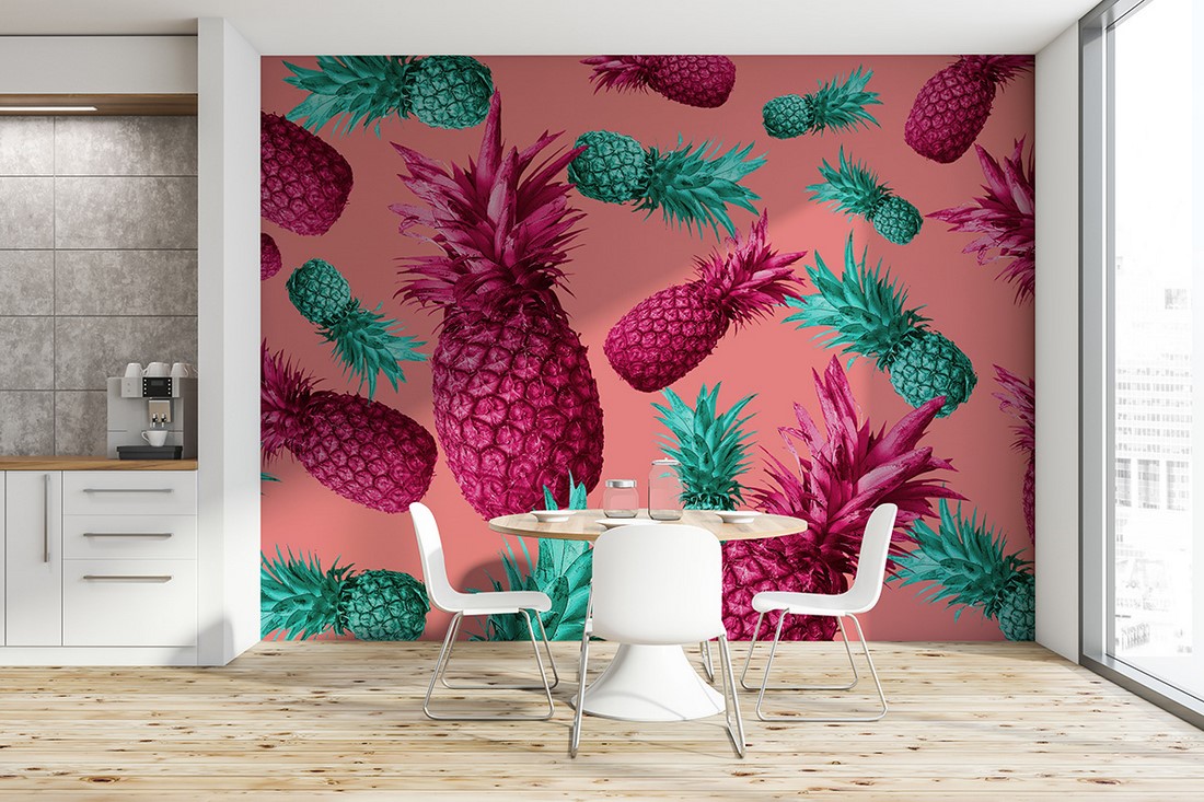 Foto murale Model me Ananas Tropikal