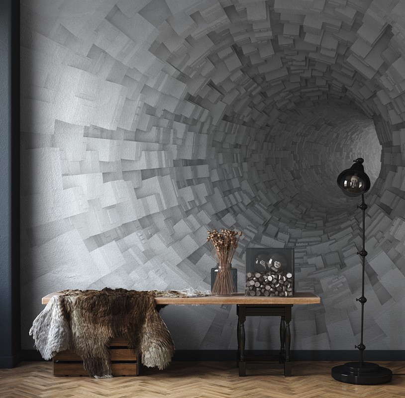 Foto murale Tuneli 3D