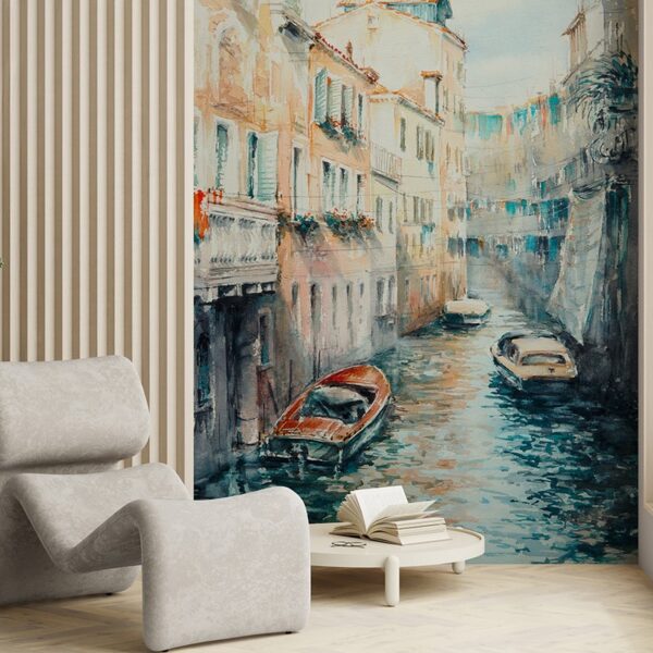 Foto murale Venecia në akuarel