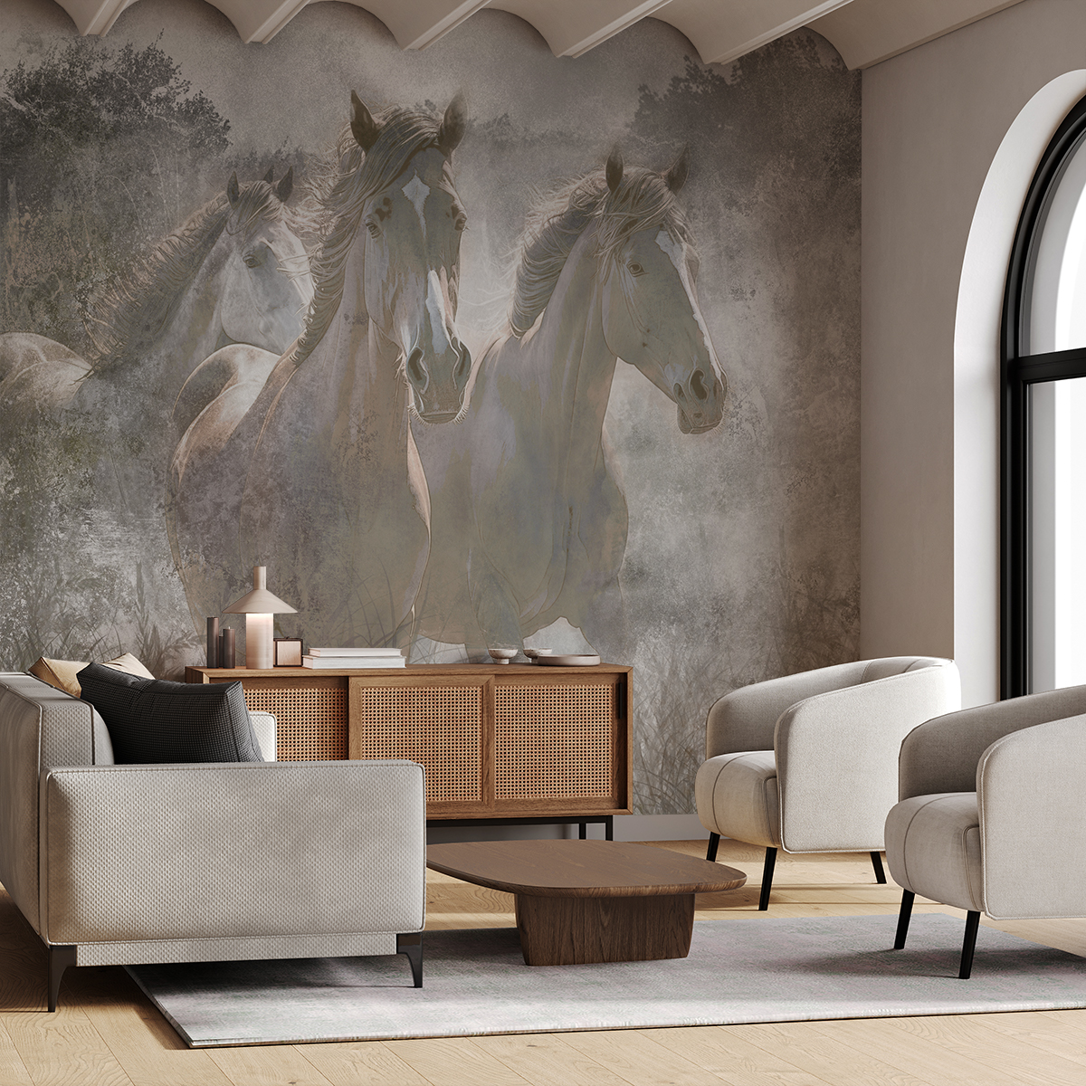 Foto murale Kuaj në galop